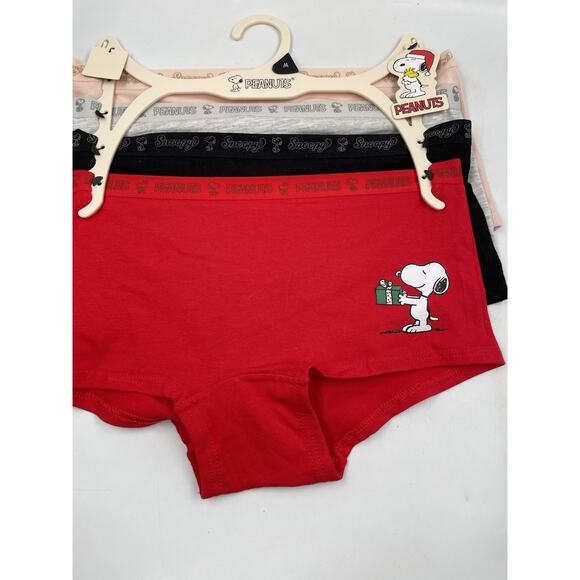 Peanuts Snoopy Women's Cotton Panties 4 Pair, Size Medium NEW - Picture 2 of 8